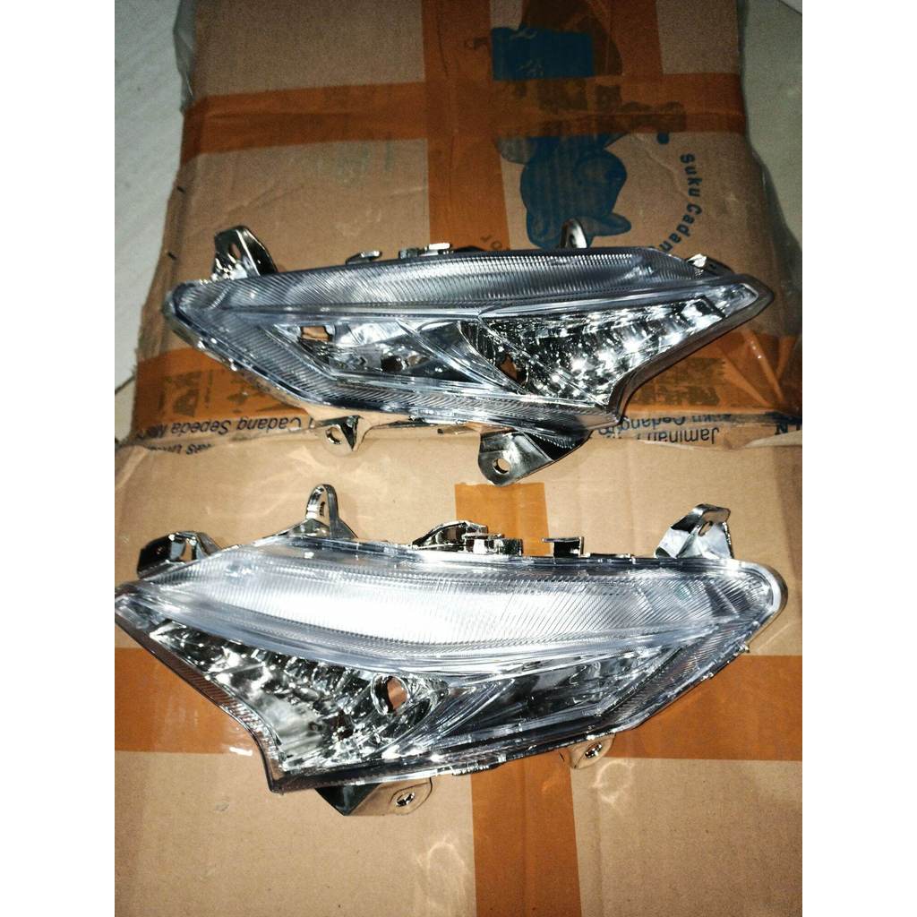 lampu sen depan honda supra x 125 new assy narita - variasi anp