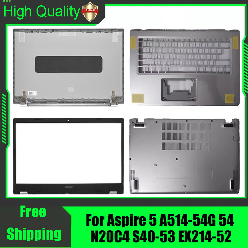 For Acer Aspire 5 A514-54G 54 N20C4 S40-53 EX214-52 LCD Rear Lid Back Top Cover Front Bezel Palmrest