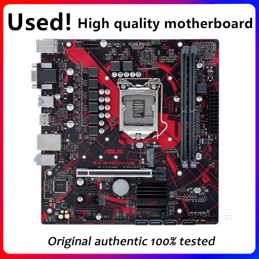 Used motherboard For EX-B460M-V5 B460M-V5 Original Desktop B460 DDR4 Motherboard LGA 1200 i7/i5/i3 U