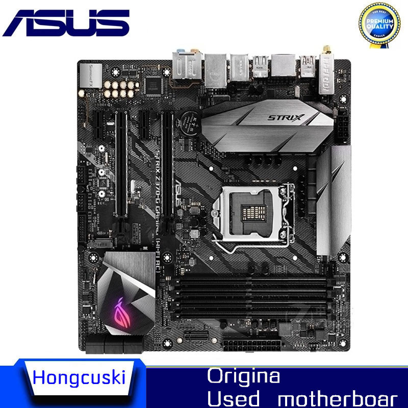 Used Z370M M-ATX For STRIX Z370-G GAMING Original M.2 NVME 8th 9th motherboard Socket LGA1151 DDR4 Z