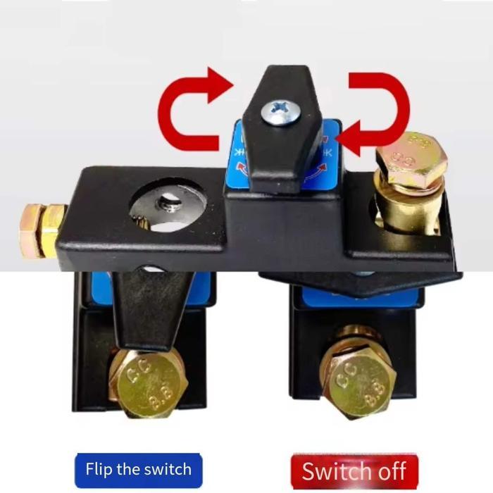 SAKLAR BATERAI AKI MOBIL BATTERY MAIN SWITCH ON OFF KUNINGAN SAKLAR BATERAI AKI MOBIL SAKLAR AKI