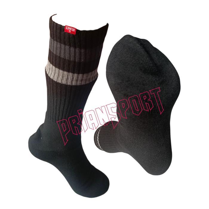 kaos kaki Edwin original - Futsal sport- Bola - Volly - olahraga - outdoor - running - jogging -