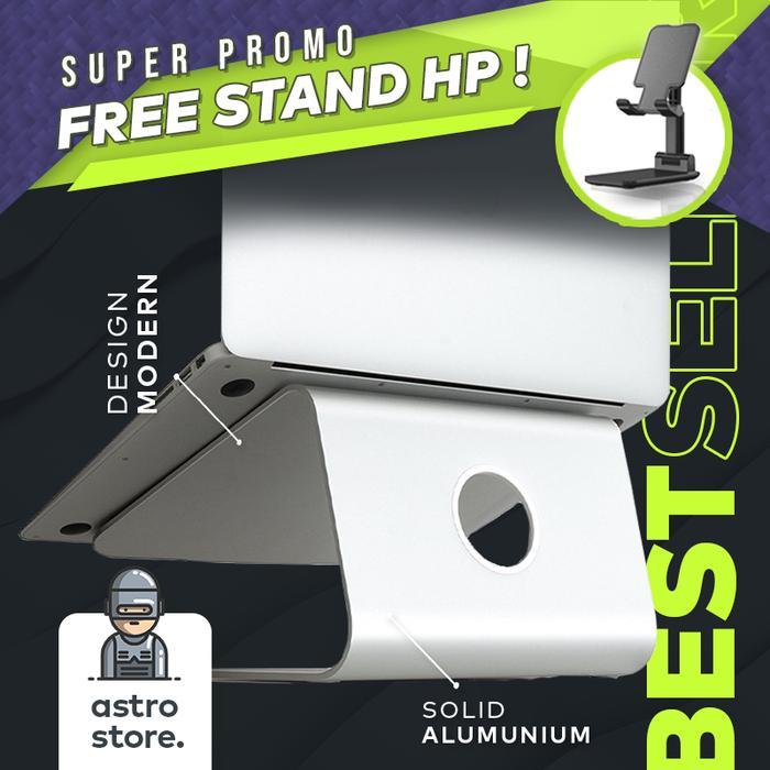 LAPTOP STAND ALUMUNIUM / DUDUKAN LAPTOP