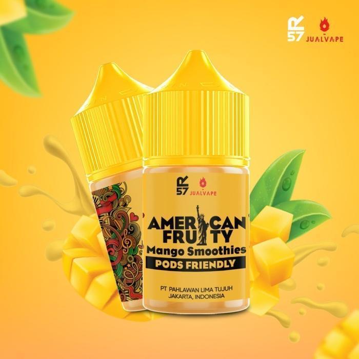 AMERICAN FRUITY MANGO SMOOTHIES PODS FRIENDLY 30ML 12MG BY R57 x JUALVAPE