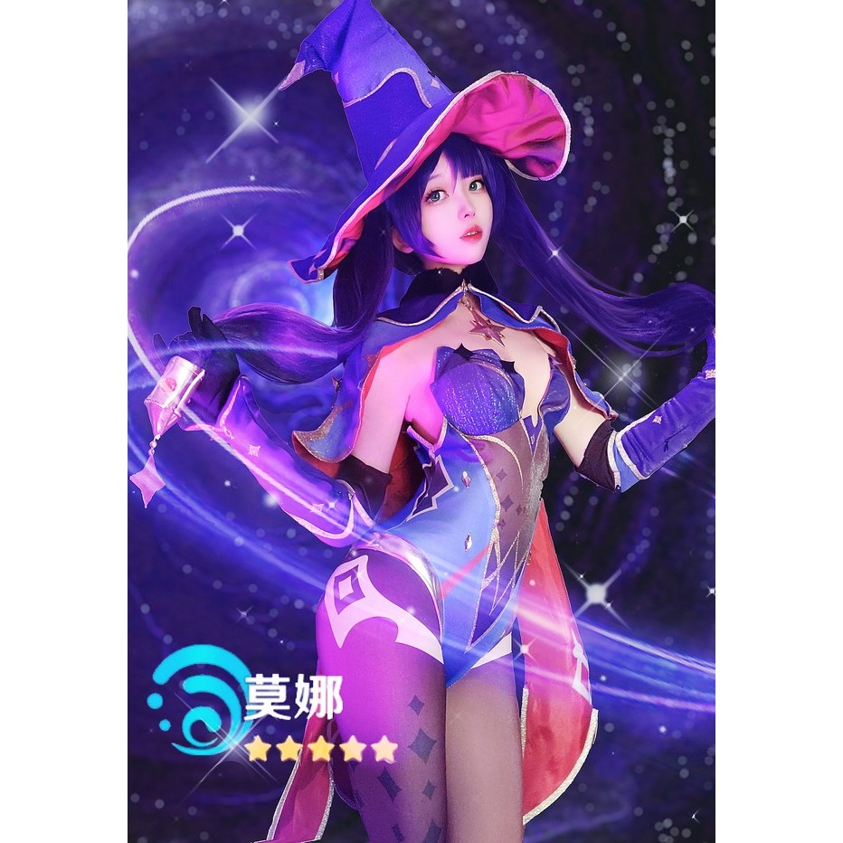 Game Skin Mona Anime Cosplay Costumes Halloween Costume For Women
