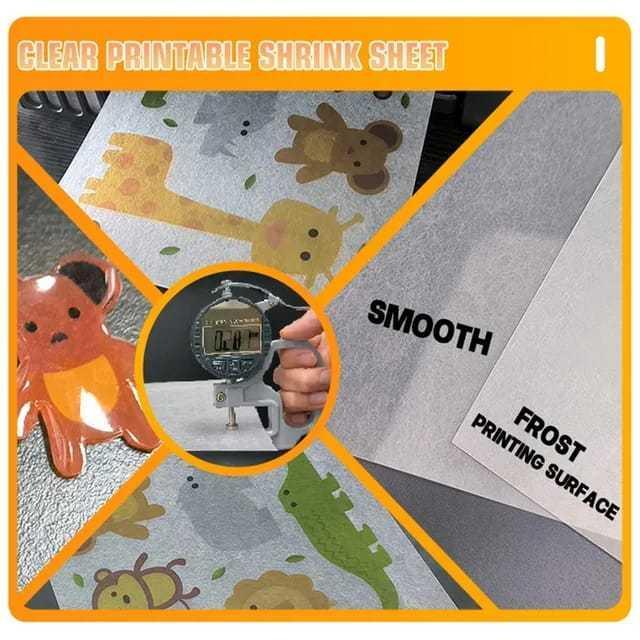 PVC shrink/shrink paper DIY key chain/ gantungan kunci Printable (bisa di print)