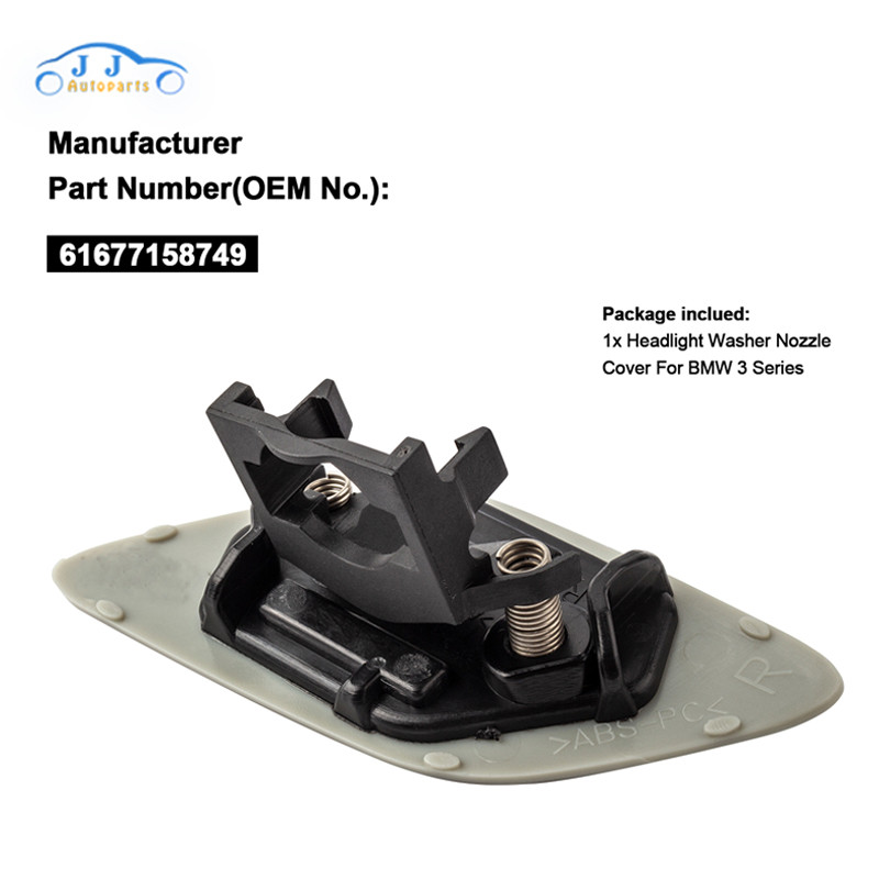 61677158750 New Cap Cover Headlight Cleaning Right Headlight Washer Nozzle Jet Cap For 3Er E92 E93