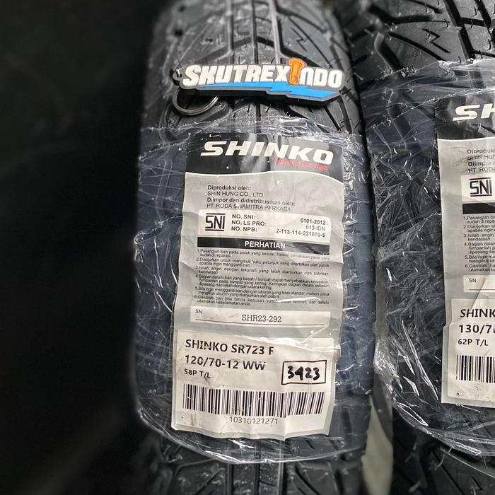 Ban SHINKO White Wall 120/70-12 & 130/70-12 Vespa Sprint Primavera GTS