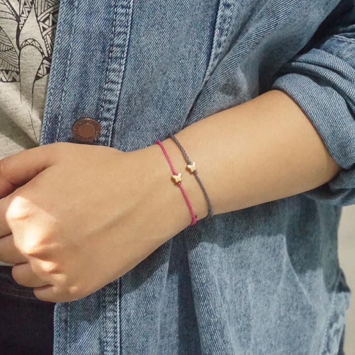 Butterfly Twist Bracelet Gelang Couple Gelang Manik