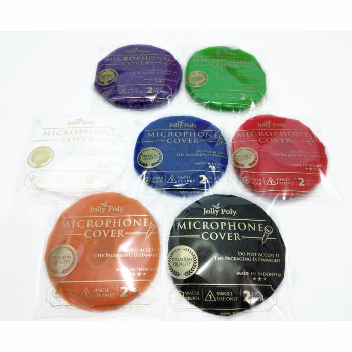 Shure Microphone 100Pcs Cover Warna / Shure Mic /Sarung Mic Bahan Kain