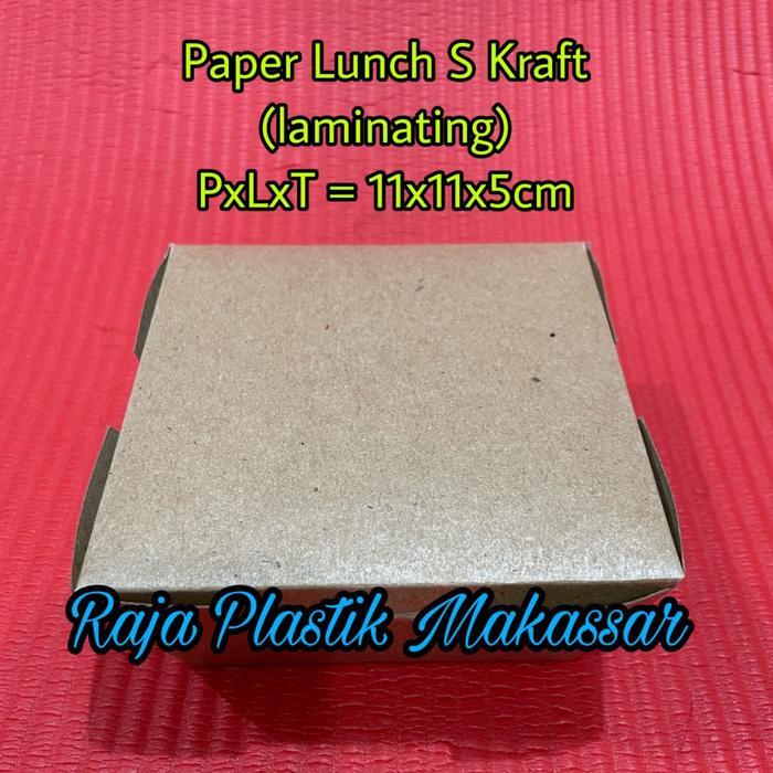 Paper Lunch Box Kraft / Paper Lunch Box Brown / Paper Lunch Kraft