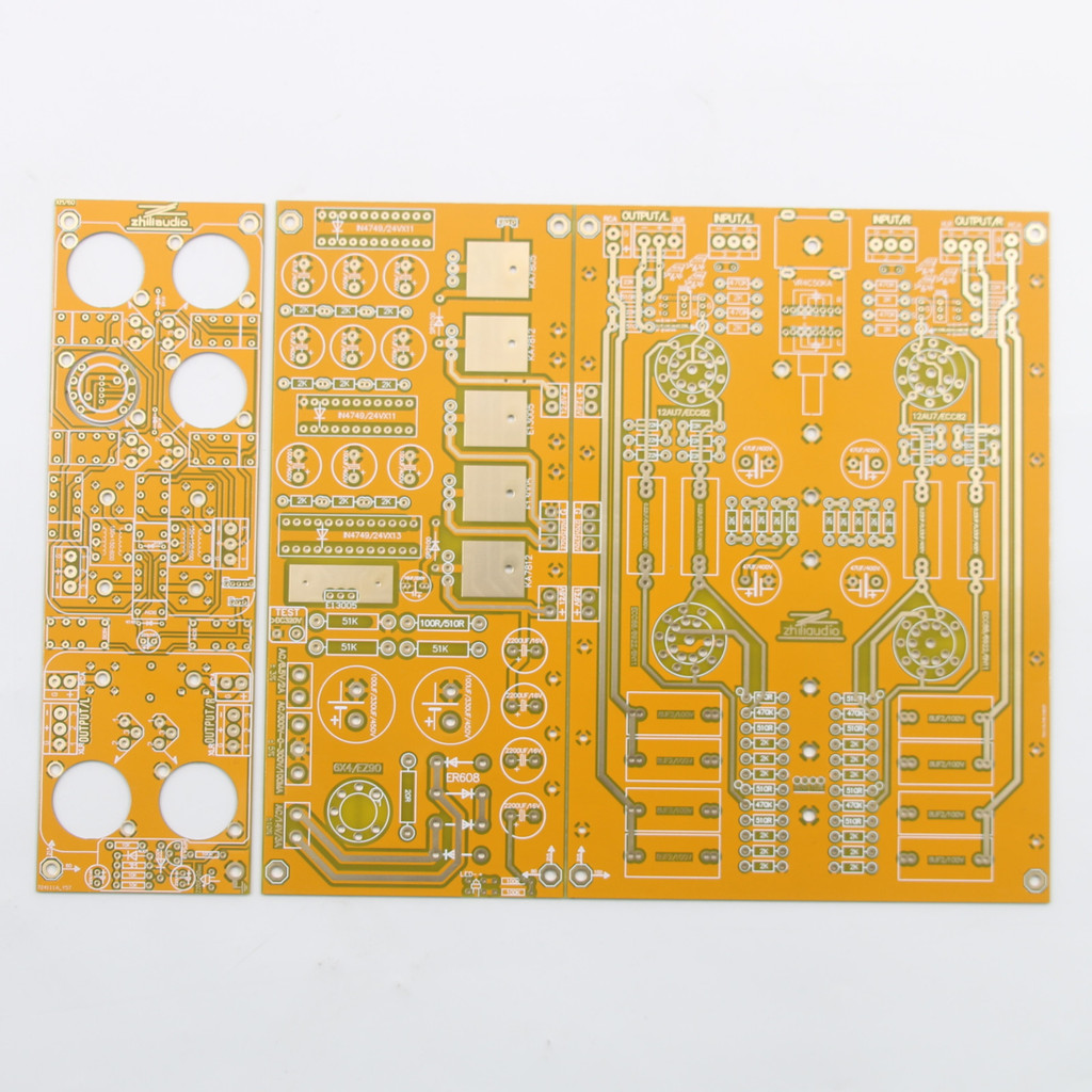 PROMO  HiFi 12AU7+6922+6X4 Tube Full Balance Preamplifier Board Pcb Base On US ARC Preamp Circuit