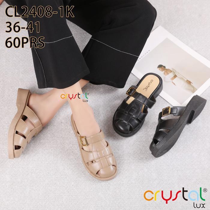 TERMURAH Sepatu Kerja Wanita Selop Jelly Sepatu Sandal Selop CL2408-1