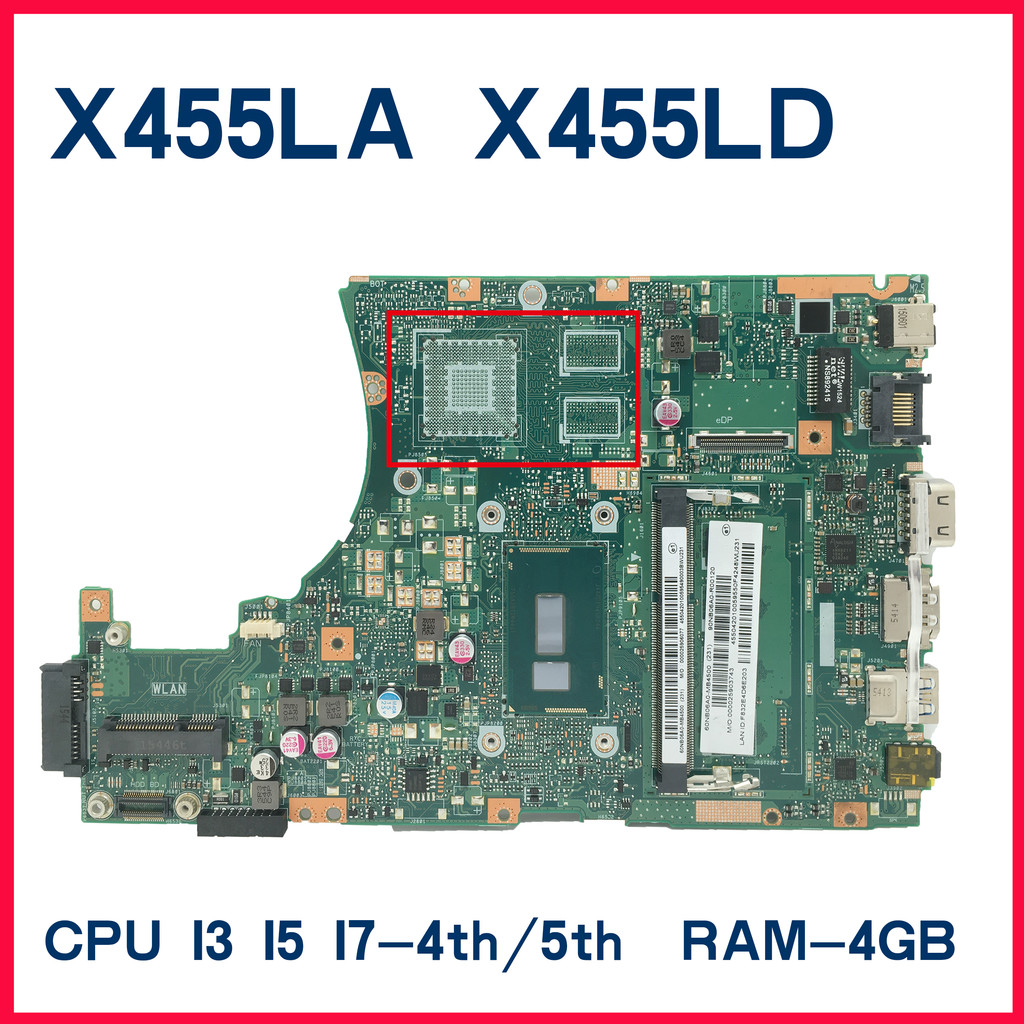 X455Ld X455Lj Motherboard For Asus X455Lnb X455Ln X455La X455Lf