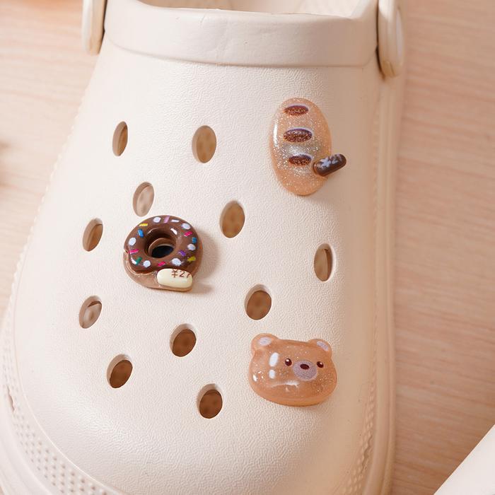 Promo Ataru Set 5 Pcs Aksesoris Sandal Choco Bear Shoes Charm Bitz Sendal Bits Sandal Hiasan Sepatu