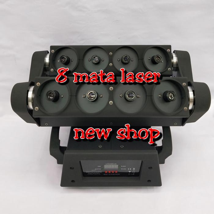 moving head spider 8 laser