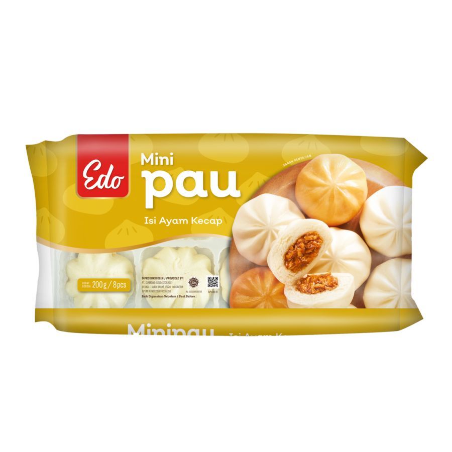 Edo Mini Pau Ayam Kecap 12x200g
