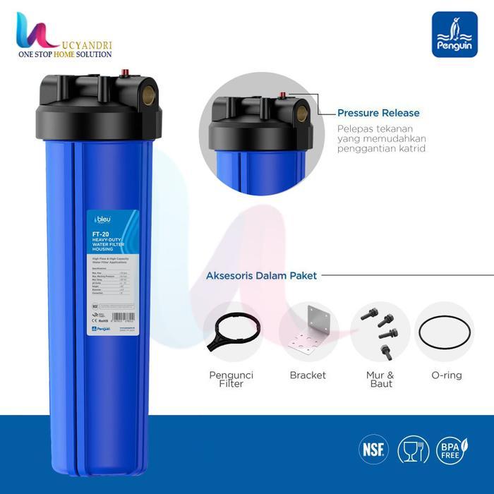 Filter Air Penguin PBF 20 PP Water Filter Tangki, Toren, Tandon
