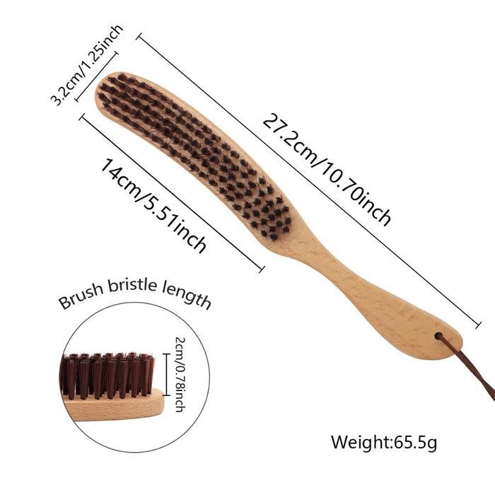 w6ph- Sikat Barber Sikat Badan Barbershop Gagang Kayu