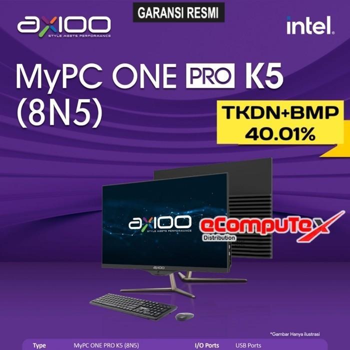 PC AIO AXIOO MYPC ONE PRO K5 (8N5) i5 RAM 8GB 512GB 21.5"HD TKDN RESMI