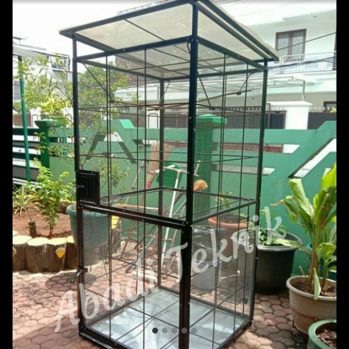 SANGKAR KANDANG UMBARAN TERNAK BURUNG KOLONI LOVEBIRD MURAI MEDAN