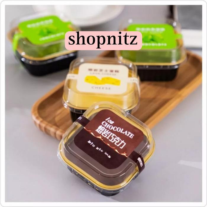 Aluminium Foil Tray KOTAK Foil Cup Cake Box kotak Dessert Tiramisu