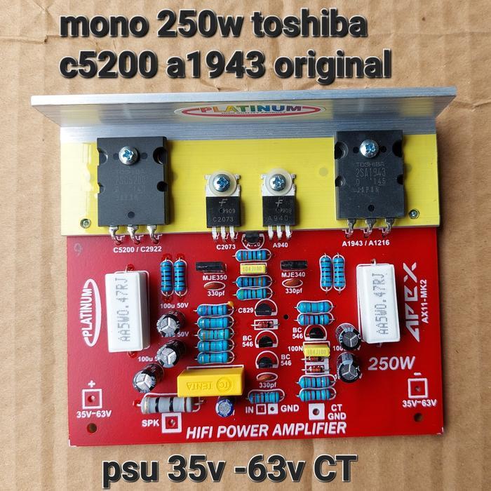 [stephanietiicoopermii] Apex Ax11 Mk2 Hi Fi Driver Power Mono C5200 Blazer Open Yiroshi Kit Pcb Driv