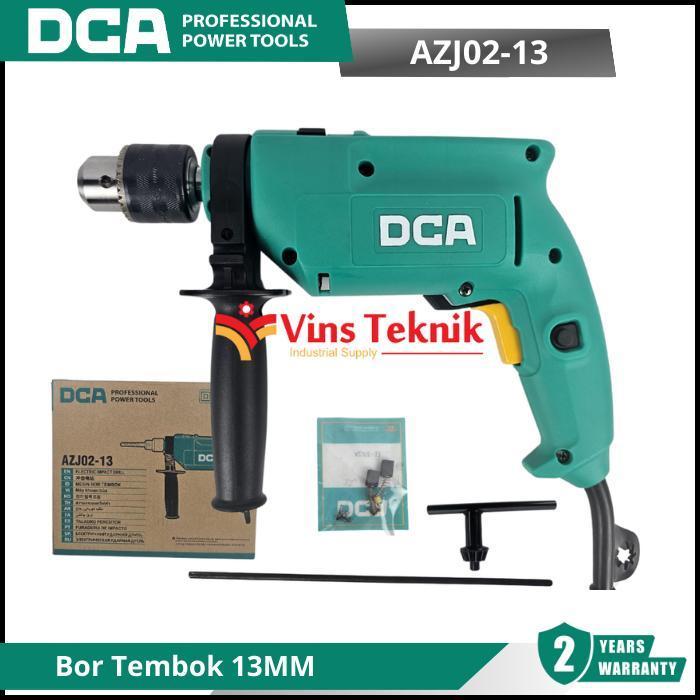 DCA AZJ02-13 Mesin Bor Tembok Listrik Impact Drill 13MM 500Watt AZJ 02-13