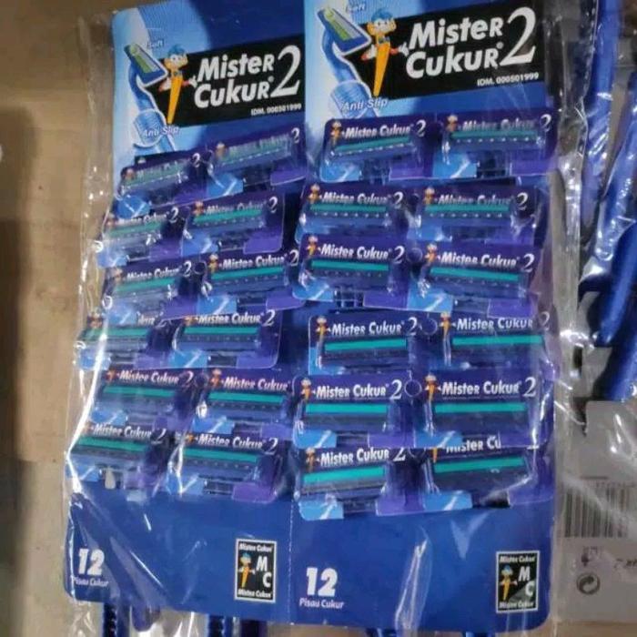 czdc- Grosir_ Grosir Cukuran Jenggot Murah /Cukuran Kumis Murah Isi 24 Pcs Cukur Manual