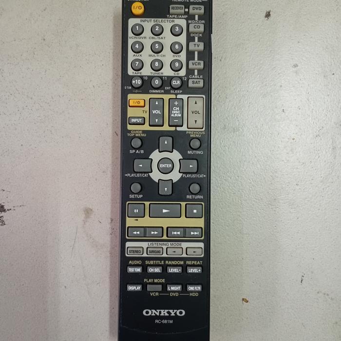 Remote Control Onkyo Seri Rc-681M Original Siap Kirim