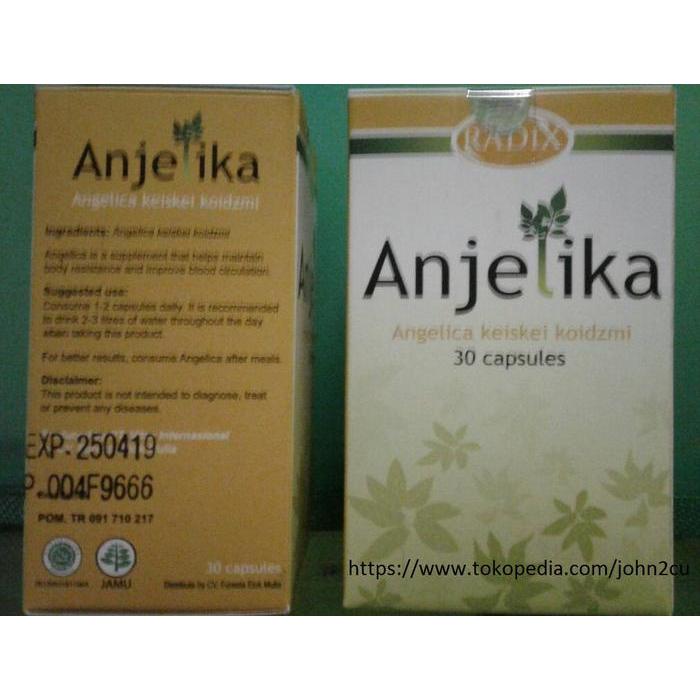 bz61- Anjelika Radix Vitae Kapsul Vitamin Buat Mata