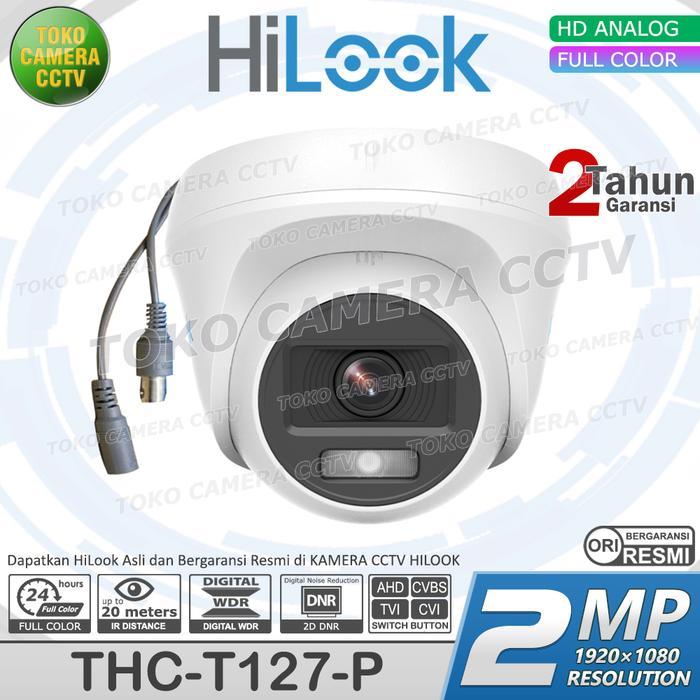 Kamera Indoor 2Mp Colorvu Hilook Camera Hilook 2Mp Color Berwarna