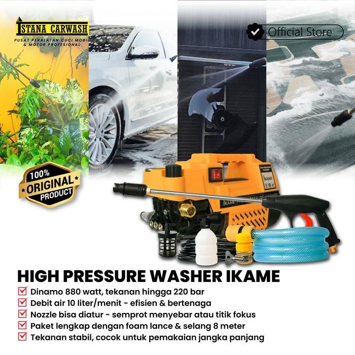 Terbagus Mesin Alat Cuci Mobil Motor / Jet Cleaner High Pressure Portable / High Pressure Washer