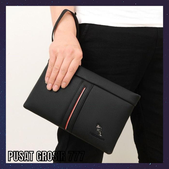 SALE YUESKANGAROO Tas Dompet Pouch Pria Tas Pouch Wallet Pria TDP 80