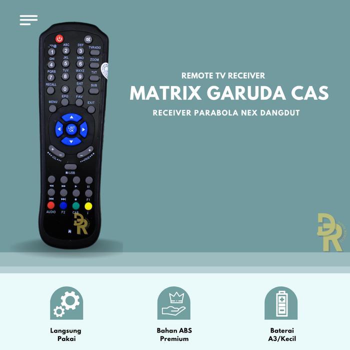 News REMOTE RECEIVER/PARABOLA MATRIX GARUDA S2 HD ECERAN DAN GROSIR
