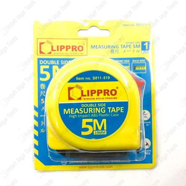 trialpeck- Lippro S811-519 Meteran 5 M - Rol Matic Alat Ukur Pengukur Meter