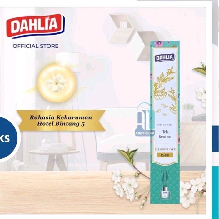 Dahlia Teh Kraton reed diffuser REFFIL