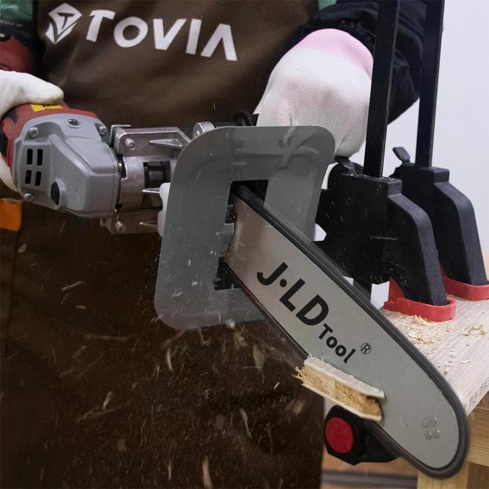 JLD MINI CHAINSAW GERGAJI MINI GERINDA TANGAN 12INCH ADAPTOR CHAINSAW KONVERTER ADAPTER GERINDA