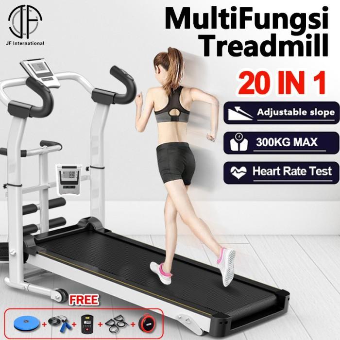 Treadmill latihan olahraga Treadmill Manual MultiFungsi Treadmill