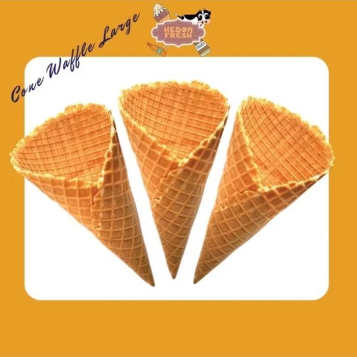 Cone Waffle Ice Cream Ukuran Besar (Cone Mixue)