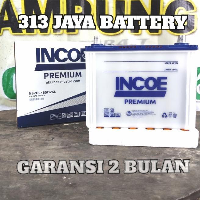 AKI BASAH INCOE NS70L PREMIUM 65 AMPER innova diesel, sedona diesel