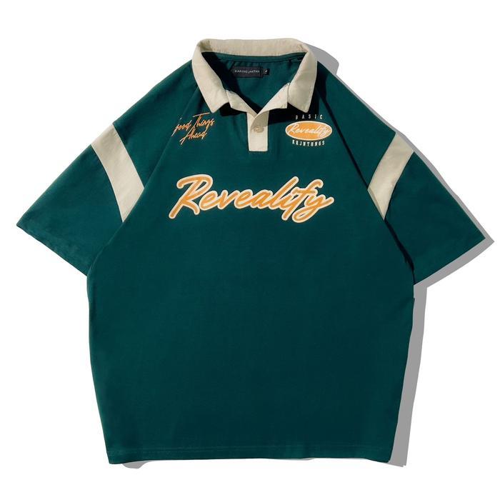 Promo " Volume 1 " Oversize Rugby Shirt Baju Rugby Oversize Original