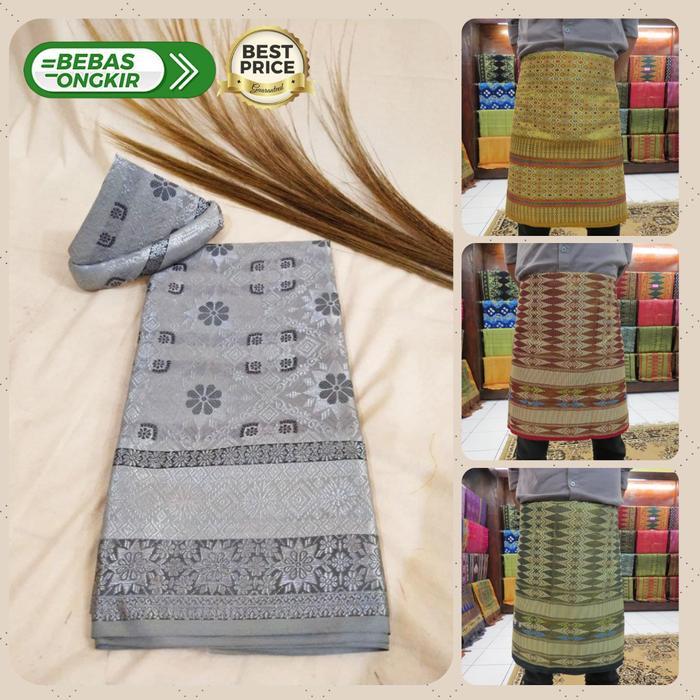 ASLI Kain Rumpak Tanjak Songket Mesin Palembang Marun Songket Cek Ipah READY STOCK