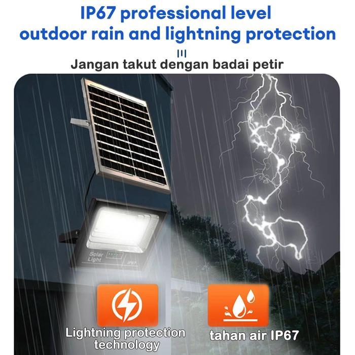Lampu Tenaga Matahari 100O Watt 1000 Wlampu Tembak Tenaga Surya Solar Panel 1000Watt Garansi Solar