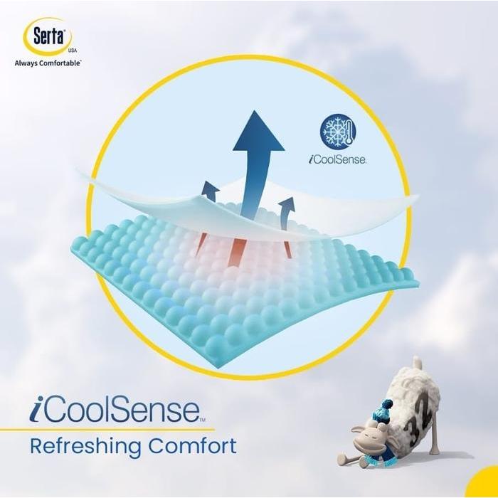 Full Set Serta New Alpine Cool Fiber