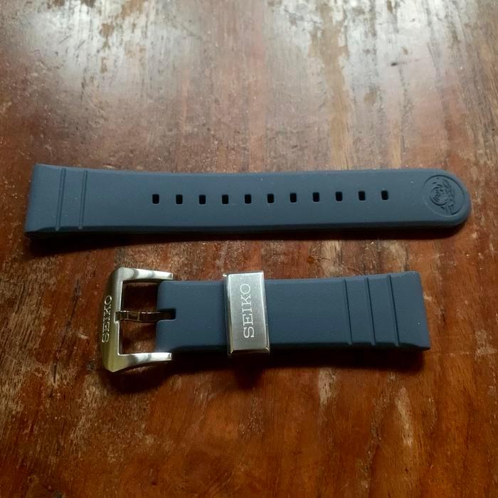 Original 22Mm Tali Jam Tangan Rubber Strap Seiko Diver