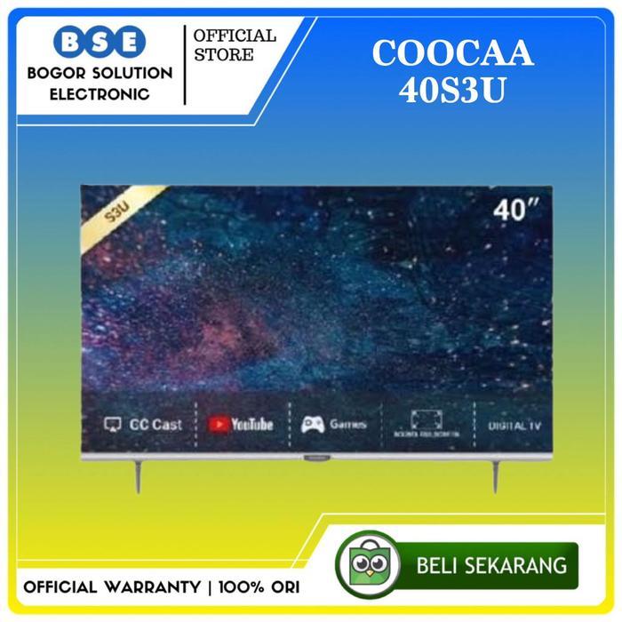 Coocaa 40S3U LED TV 40 Inch Smart TV Digital 40" [RESMI]