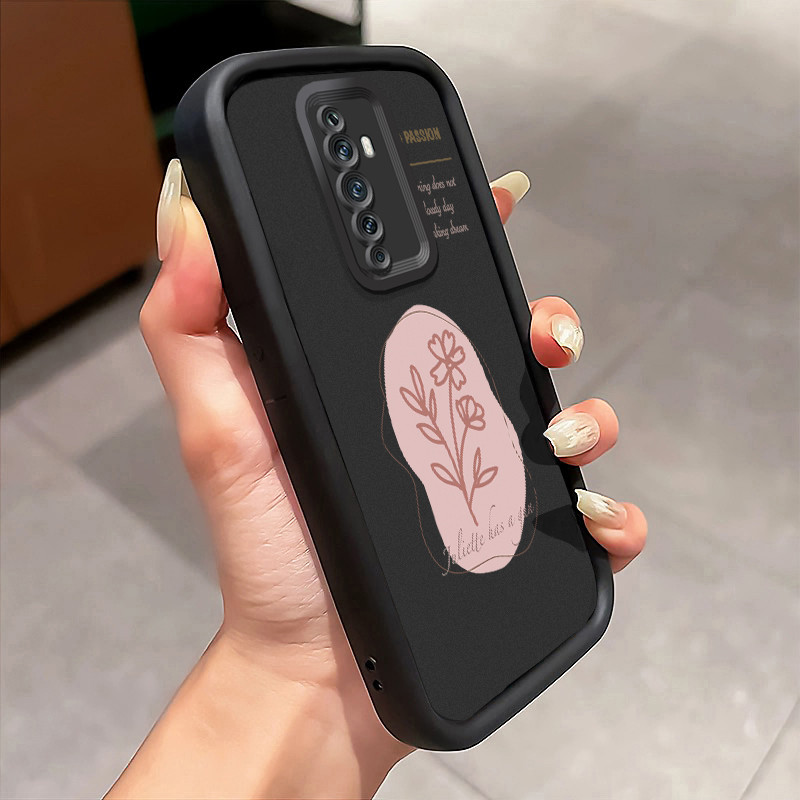 Casing Hp Untuk OPPO Reno 2F Reno 2Z Reno2 F Reno2 Z Case Casing Menggambar Bunga pola Kasus HP Tang