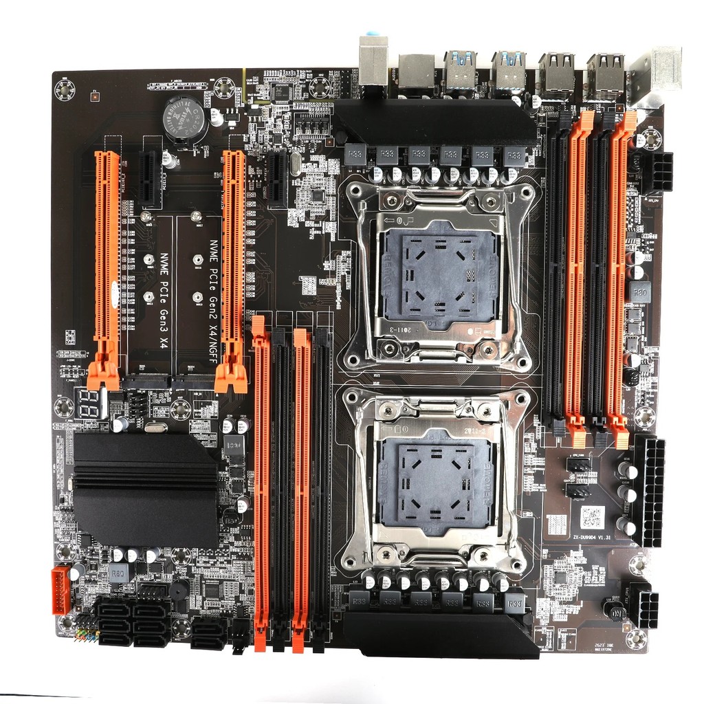 X99 Dual Cpu Motherboard Zx-Du99D4X8 V1.1 Slot Intel X99 Chip