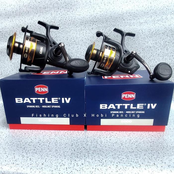Terlaris- Reel Spinning Penn Battle Iv 2000 3000 4000 5000 6000 8000 10000 Power Handle, Hydro